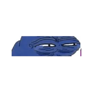 😂 Pepe the Frog Pepe la rana, Meme, Meme de internet, Presumido, Azul whatsapp sticker