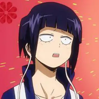 😧 Kyoka Jiro My Hero Academia anime, my hero academia, kyoka jiro, hero, earphone jack telegram sticker