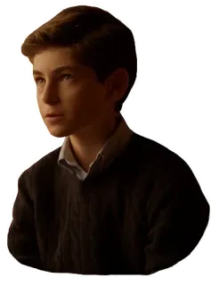 😕 ragazzo, bambino, ritratto, persona, giovane telegram sticker