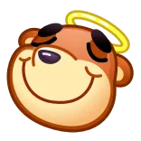Bear Emoji telegram emojis 😇