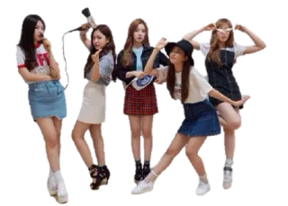 Red Velvet Reax II whatsapp stickers