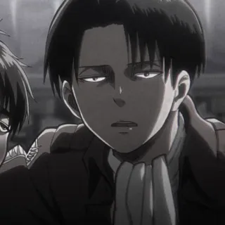🕶️ Levi Ackerman Attack on Titan anime, manga, Levi, Ackerman, Attack on Titan telegram sticker