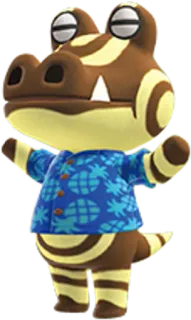 🐊 Alfonso Animal Crossing Alfonso, Animal Crossing, Alligator, Charakter, Videospiel telegram sticker