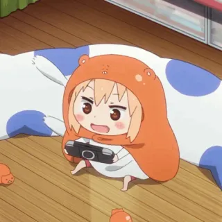 ✨ Umaru Doma Himouto! Umaru-chan Anime, Umaru, Himouto Umaru-chan, Chibi, Lindo, Gaming telegram sticker