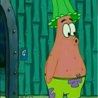 🥢 Patrick Star Spongebob Squarepants patrick, spongebob, cartoon, animated, starfish, character whatsapp sticker