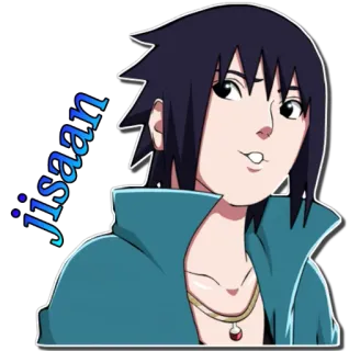 😗 jisaan Anime, Kreskówka, Naklejka, Manga telegram sticker