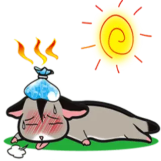 Летающая белка @StikerDi telegram stickers