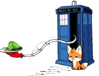 🌌 POLICE
PUBLIC BOX тардис, лиса, доктор кто, полицейская будка, научная фантастика whatsapp sticker