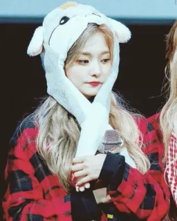 🌪 mulher, chapéu, bonita, retrato, menina, coreana, sorrindo, beleza whatsapp sticker