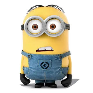 😲 Minion มินเนี่ยน, Despicable Me, การ์ตูน, ตลก, ตัวละคร, สีเหลือง, ตาเดียว telegram sticker