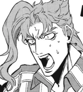 😦 Anime, Manga, Espressione, Ritratto, Cartone animato telegram sticker