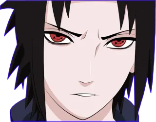 😡 Sasuke Naruto 애니메이션, 만화, 사스케, 나루토, 사륜안 telegram sticker