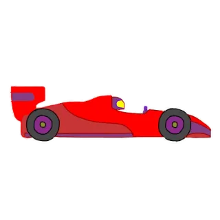 🏎️ гоночная машина, формула один, гонки, спортивная машина, красная машина, транспорт, автомобиль whatsapp sticker
