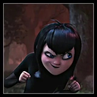🌸 Mavis Dracula Hotel Transylvania vampiro, desenho animado, monstro, hotel transilvânia, mavis, drácula, halloween telegram sticker