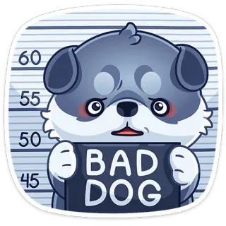 Маламут Ньют | @Premium_Emojis_Telegram whatsapp stickers