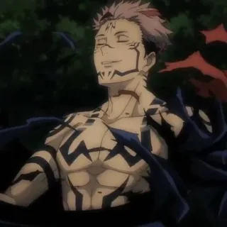 🌟 Ryomen Sukuna Jujutsu Kaisen Anime, Personnage, Jujutsu Kaisen, Sukuna, Ryomen Sukuna telegram sticker