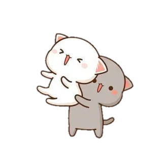 💈 Katze, süß, kawaii, Freundschaft, Liebe telegram sticker