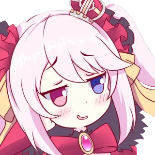 😝 Anime, Desenho animado, Fofo, Kawaii, Rainha, Princesa, Coroa telegram sticker