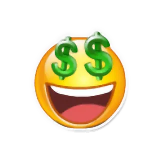 💰 dinheiro, dólares, emoji, rico, finanças, riqueza telegram sticker