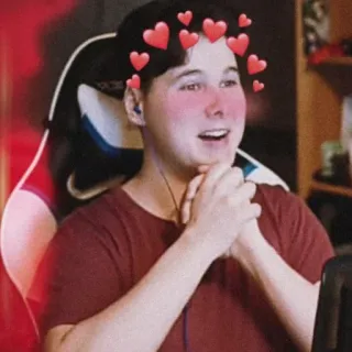 💕 사람, 남자, 하트, 인물사진, 실내, 표정 telegram sticker