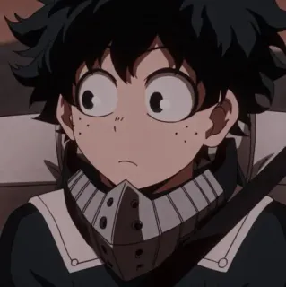 💫 Izuku Midoriya My Hero Academia Anime, My Hero Academia, Izuku Midoriya, Karakter, Stiker telegram sticker