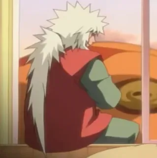 ☁️ Jiraiya Naruto Anime, Naruto, Jiraiya, Sabio, Sannin Legendario, Manga telegram sticker