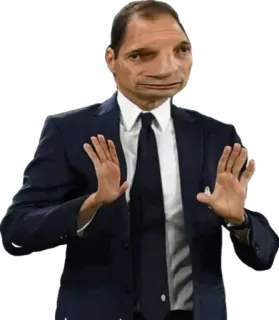 ✋ man, suit, gesture, person, portrait telegram sticker