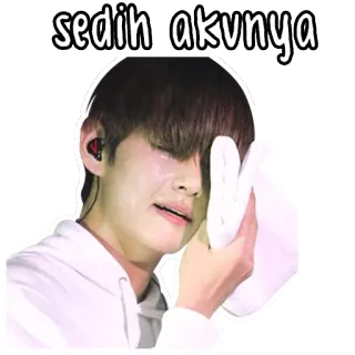 😢 sedih akunya smutny, płacz, emocje, zły, rozczarowany, uczucie telegram sticker
