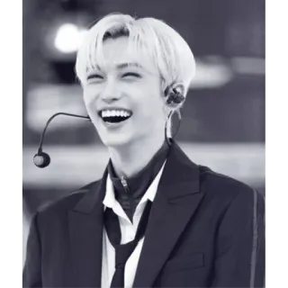 😁 Felix K-Pop, Stray Kids, Felix, chanteur, célébrité telegram sticker