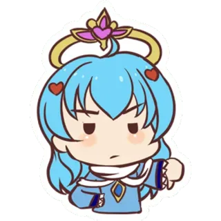 👎 Anime, Desenho animado, Sticker, Fofo, Menina, Personagem telegram sticker