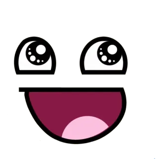 😃 Meme, Cara, Feliz, Internet telegram sticker