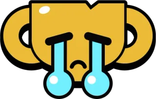 😭 troféu, triste, chorar, lágrimas whatsapp sticker