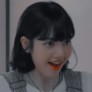 🐈 Lisa ลิซ่า, kpop, blackpink, นักร้อง, ไอดอล, ผู้หญิง, ยิ้ม telegram sticker