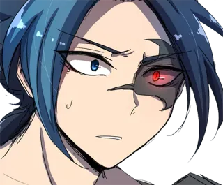 😧 อนิเมะ, ตัวละคร, มังงะ, แฟนตาซี telegram sticker