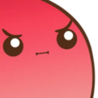 😡 злой, расстроенный, красный, лицо telegram sticker