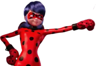 Ladybug - Miraculous : @Characters_stickers telegram stickers