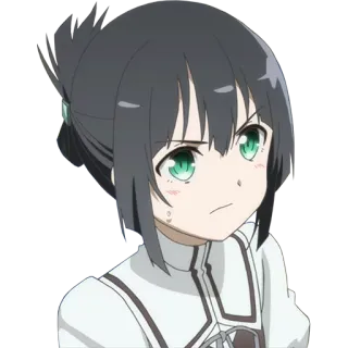 😠 Anime, Ragazza, Carina, Personaggio, Illustrazione telegram sticker