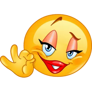 🤗 emoji, ok hand gesture, sarcasm, passive aggressive, emoji face, winking whatsapp sticker