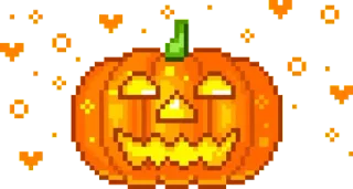 💛 halloween, pumpkin, sticker, orange, celebration telegram sticker