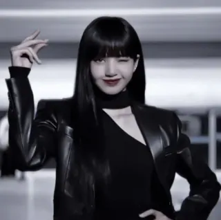 🎸 Lisa K팝, 가수, 연예인, 여자, 퍼포머, 블랙핑크 telegram sticker