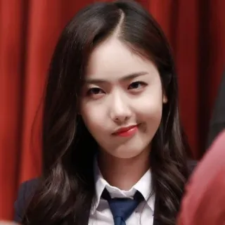 🤨 Frau, Porträt, Koreanisch, Asiatisch, Mädchen, Weiblich, Person whatsapp sticker