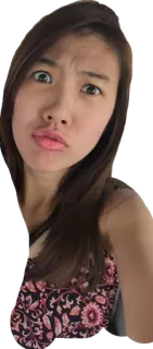😳 mujer, persona, selfi, retrato, chica telegram sticker
