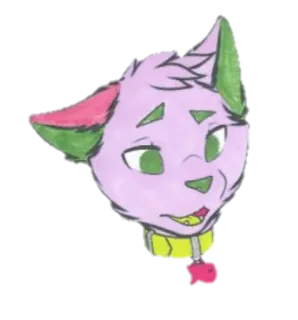 😀 animal, chat, animal de compagnie, dessin animé, mignon, autocollant telegram sticker