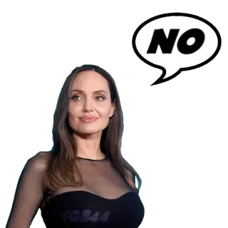 👎 NO no, rifiuto, negativo, espressione, parola telegram sticker