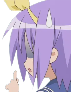 👆 Anime, Dedo, Señalando, Personaje whatsapp sticker