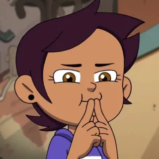 🤔 Luz Noceda The Owl House Luz Noceda, cartoon character, animated series, The Owl House, Disney Channel telegram sticker