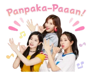 😝 Panpaka-Paan! kpop, música, grupo idol, meninas, fofo, amigos whatsapp sticker