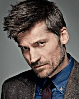 ◽ Jaime Lannister Game of Thrones homem, ator, retrato, Jaime Lannister, Game of Thrones, Nikolaj Coster-Waldau telegram sticker