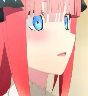 🦋 Nino Nakano The Quintessential Quintuplets Anime, Gadis, Nino, Nakano, Gotoubun no Hanayome whatsapp sticker