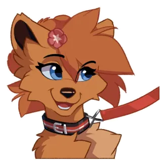 🔒 fictional fox character whatsapp sticker